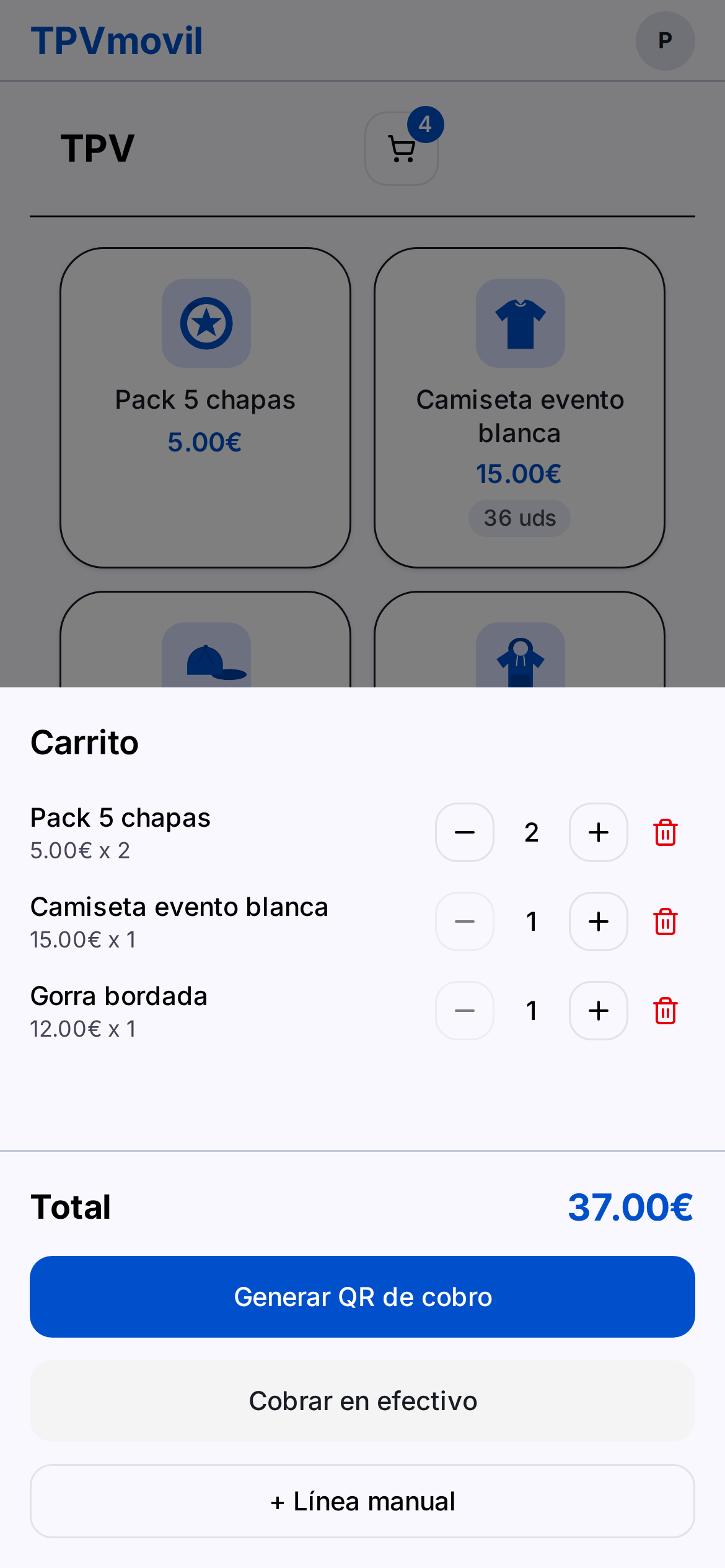 Tap and charge